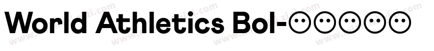 World Athletics Bol字体转换